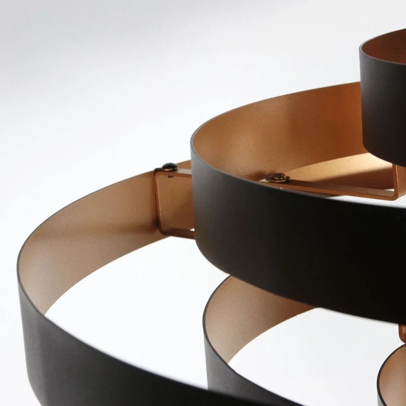 Steinhauer Halo Cirque LED Hanglamp | 1x E27 40W | Dimbaar | Zwart