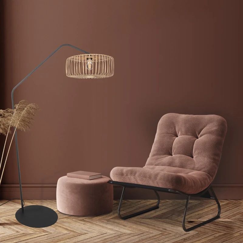 Anne Light Anne-ZigZag LED Vloerlamp | 1x E27 40W | Dimbaar | Zwart