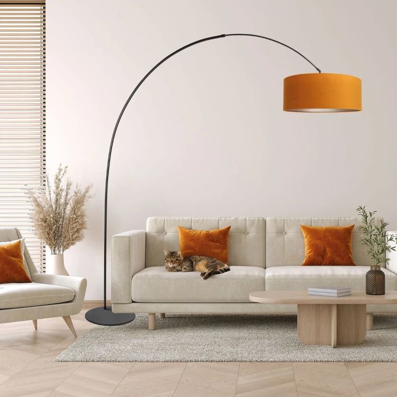 Anne Light Anne-Curve LED Vloerlamp | 1x E27 40W | Dimbaar | Zwart