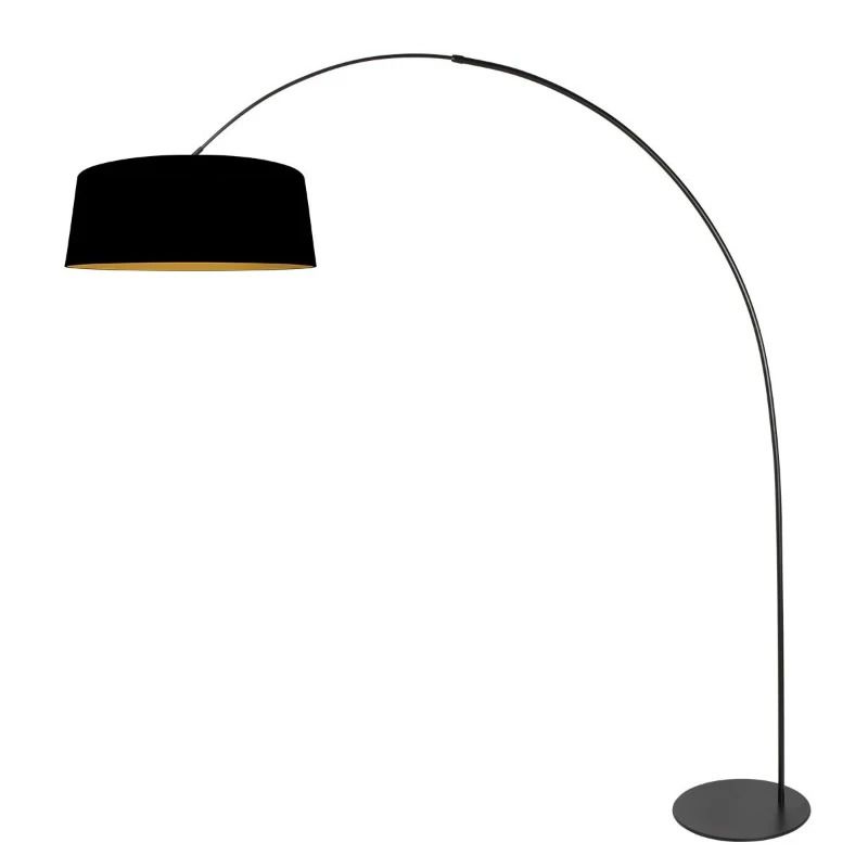Anne Light Anne-Curve LED Vloerlamp | 1x E27 40W | Dimbaar | Goud/Zwart