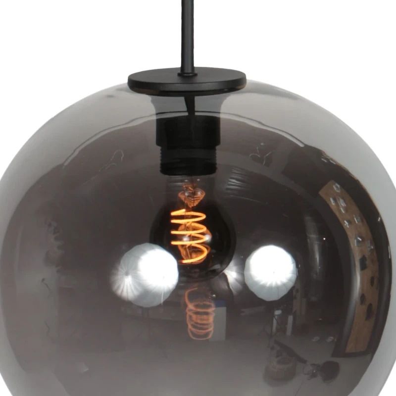 Mexlite Sferio LED Hanglamp | 1x E27 40W | Dimbaar | Zwart