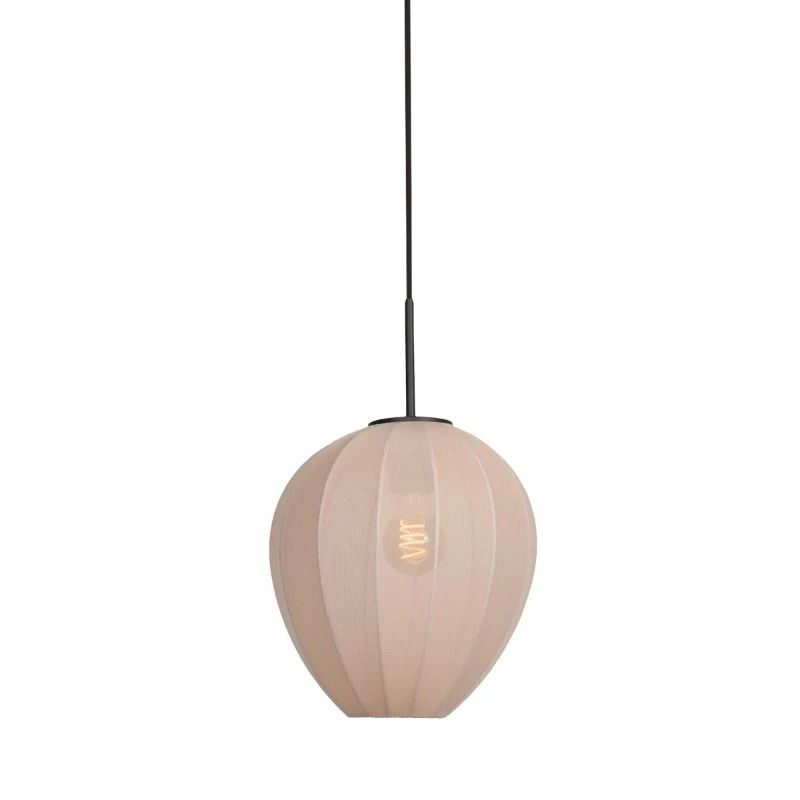 Mexlite Silura LED Hanglamp | 1x E27 40W | Dimbaar | Creme/Zwart