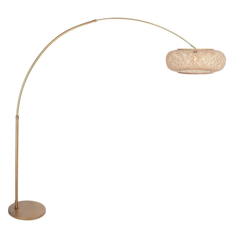 Steinhauer Sparkled Light LED Staande Booglamp | 1x E27 40W | Dimbaar | Brons