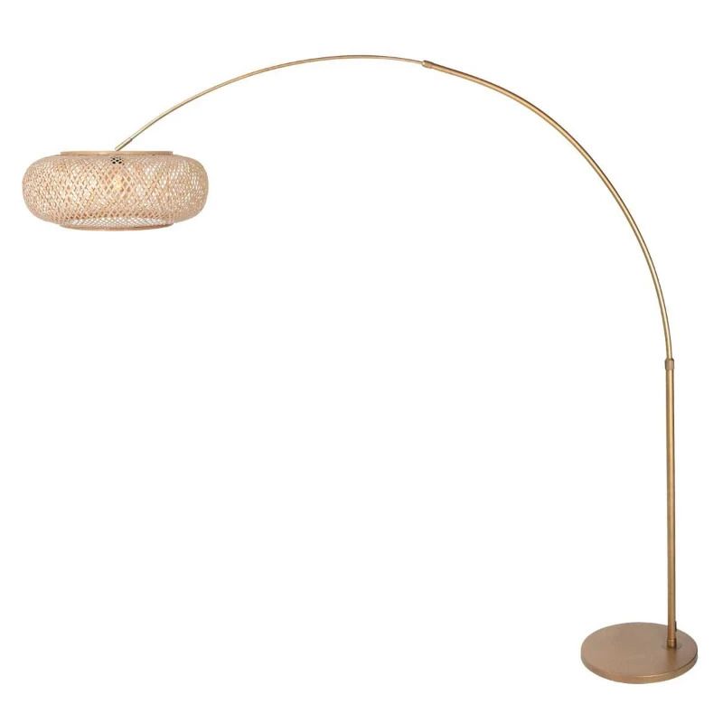 Steinhauer Sparkled Light LED Staande Booglamp | 1x E27 40W | Dimbaar | Brons