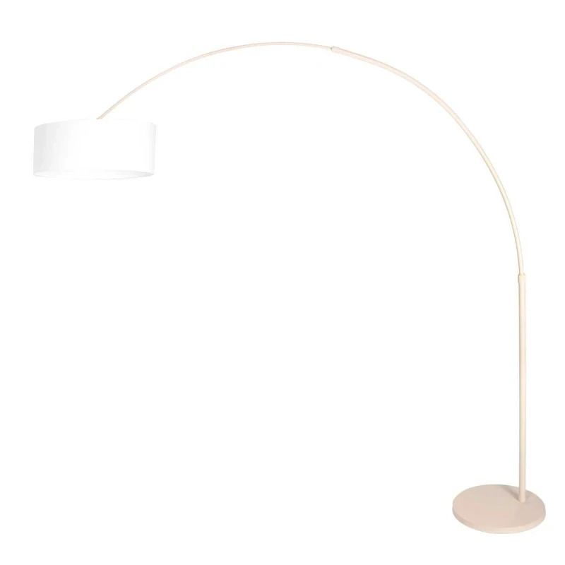 Steinhauer Sparkled Light LED Staande Booglamp | 1x E27 40W | Dimbaar | Creme