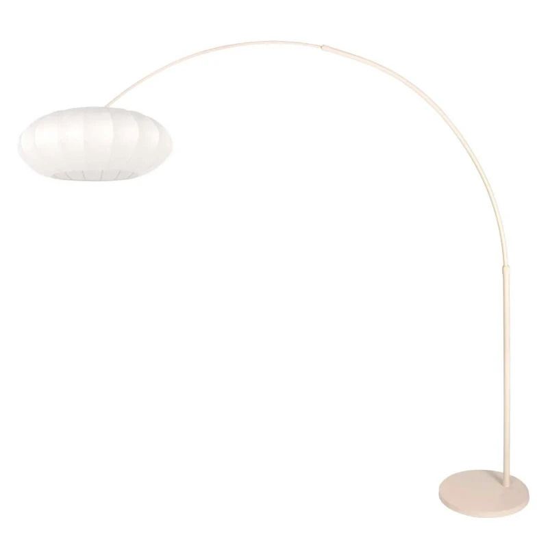 Steinhauer Luma-Nola LED Staande Booglamp | 1x E27 40W | Dimbaar | Creme