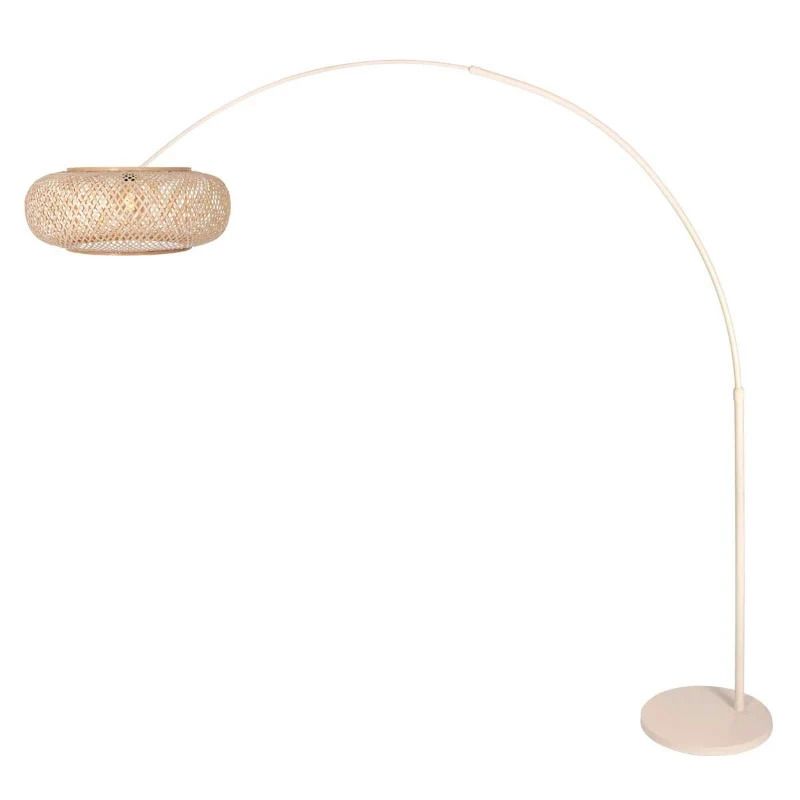 Steinhauer Sparkled Light LED Staande Booglamp | 1x E27 40W | Dimbaar | Creme