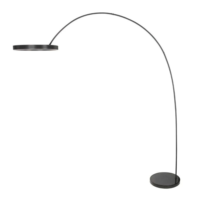 Mexlite Luna-Arc LED Staande Booglamp | 38W 2200K/3000K 4000lm 922/930 | Zwart