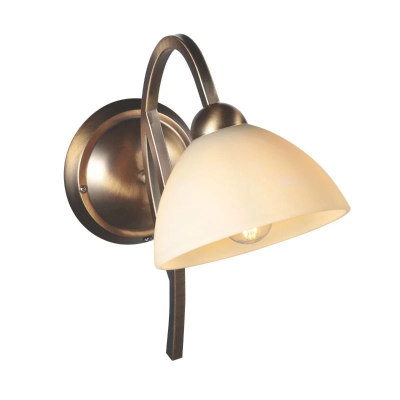Steinhauer Anthea LED Wandlamp | 1x E27 | Dimbaar | Brons