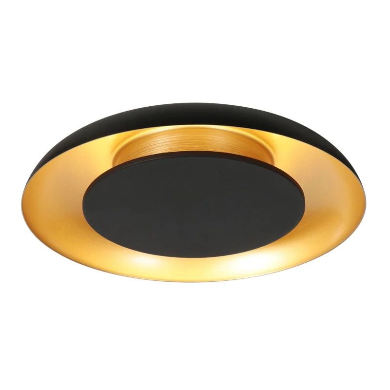 Steinhauer Golden Veil LED Plafondlamp | 35W 2700K 3500lm 927 | Dimbaar | Zwart