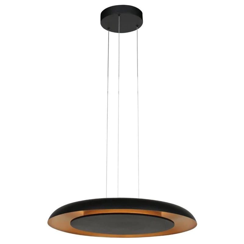 Steinhauer Golden Veil LED Hanglamp | 48W 2700K 4800lm 927 | Dimbaar | Zwart