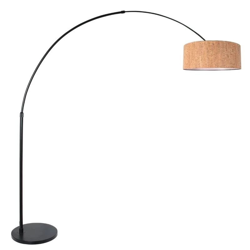 Steinhauer Sparkled Light LED Staande Booglamp | 1x E27 40W | Dimbaar | Zwart