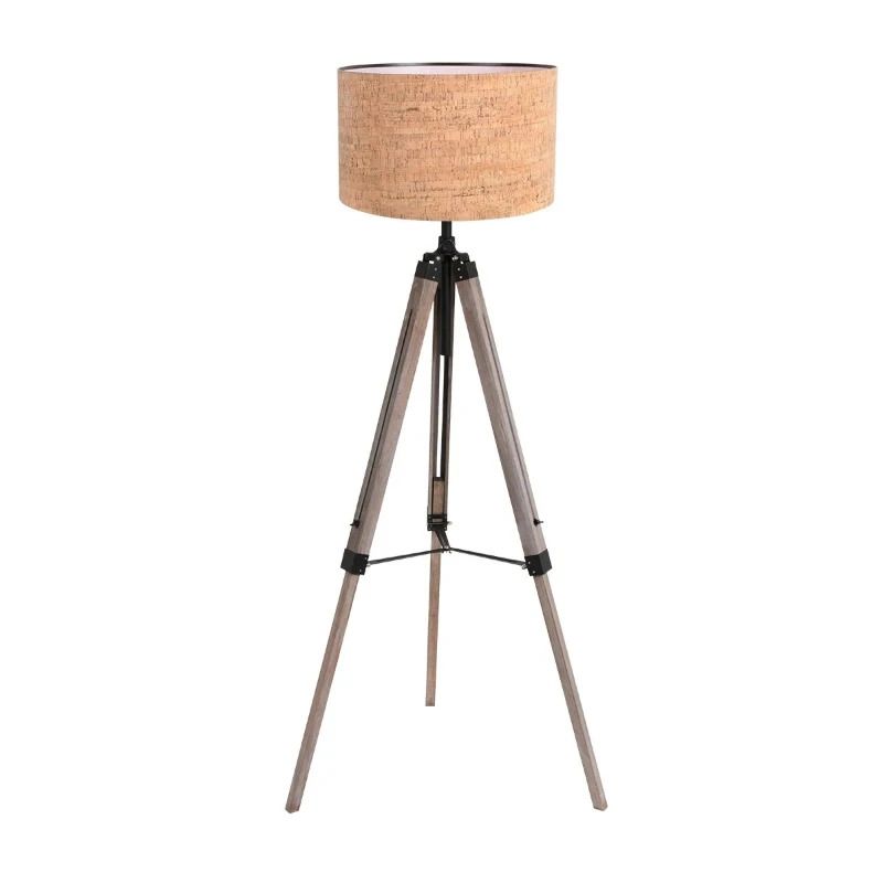 Mexlite Triek LED Vloerlamp | 1x E27 40W | Dimbaar | Zwart
