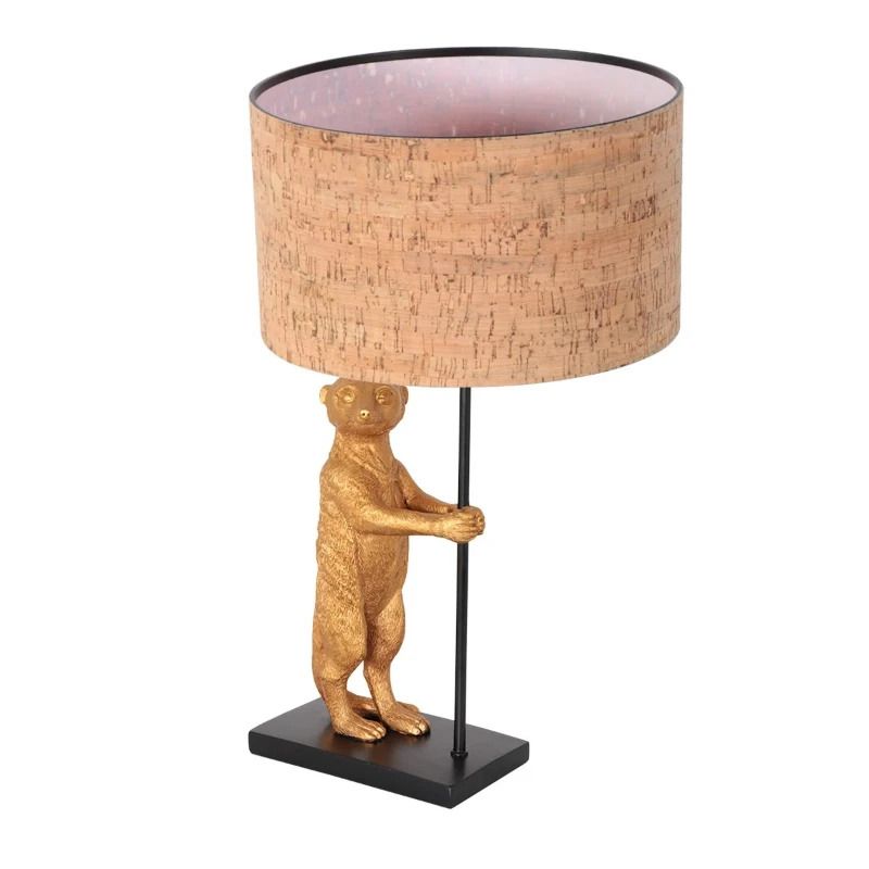 Anne Light Animaux LED Tafellamp | 1x E27 | Dimbaar | Goud/Zwart