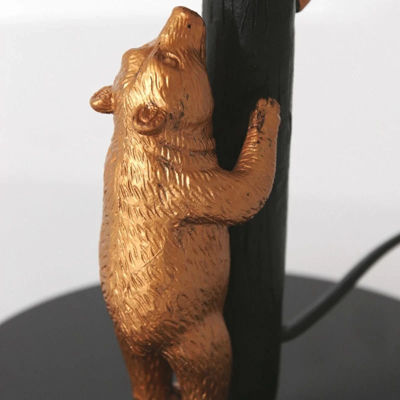 Anne Light Animaux LED Tafellamp | 1x E27 | Dimbaar | Goud/Zwart
