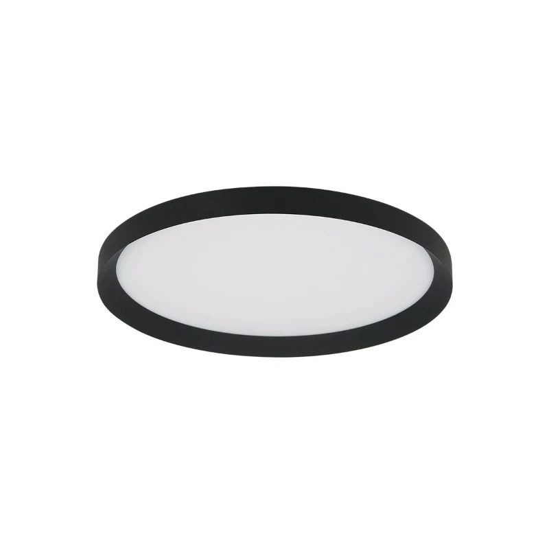Steinhauer Flady LED Plafondlamp | 20W 2700K 2000lm 927 | Dimbaar | Zwart