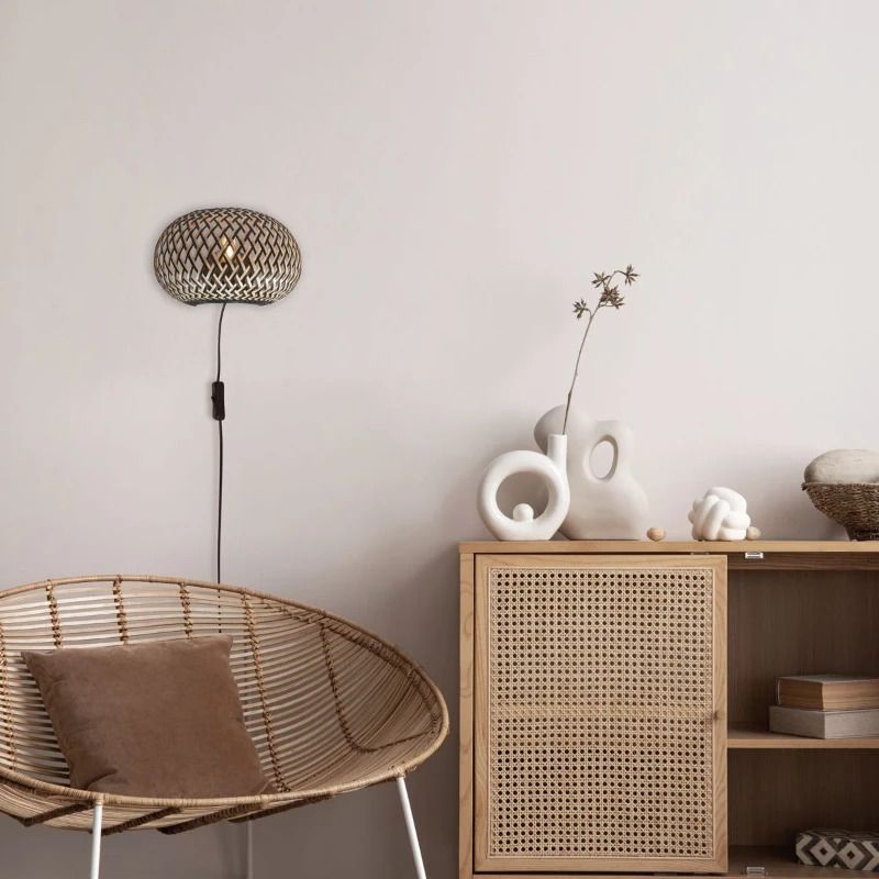 Anne Light Maze LED Wandlamp | 1x E14 10W | Dimbaar | Beige/Zwart