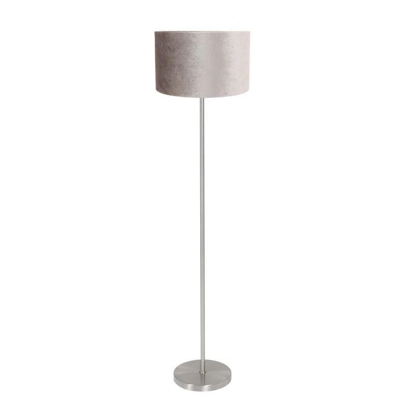 Mexlite Noor LED Vloerlamp | 1x E27 40W | Grijs/Staal