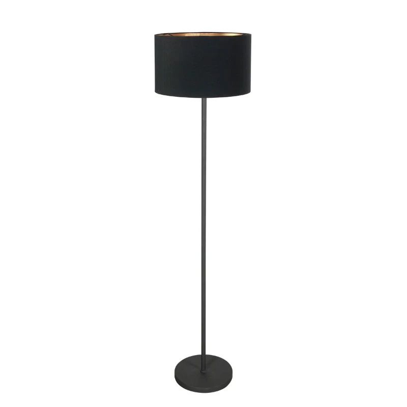 Mexlite Noor LED Vloerlamp | 1x E27 | Dimbaar | Zwart