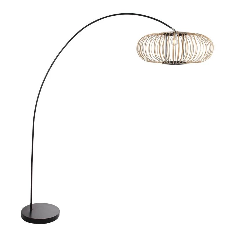 Steinhauer Solva LED Vloerlamp | 1x E27 | Zwart