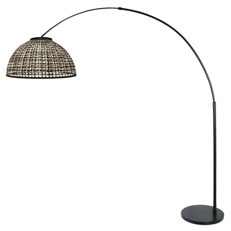 Steinhauer Nox Light LED Staande Booglamp | 1x E27 40W | Dimbaar | Zwart