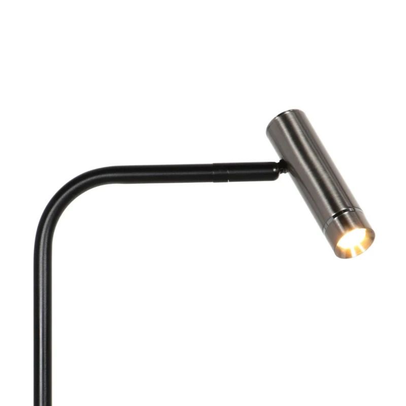 Mexlite Lumo LED Tafellamp | 5W 2700K 480lm 927 | Dimbaar | Staal