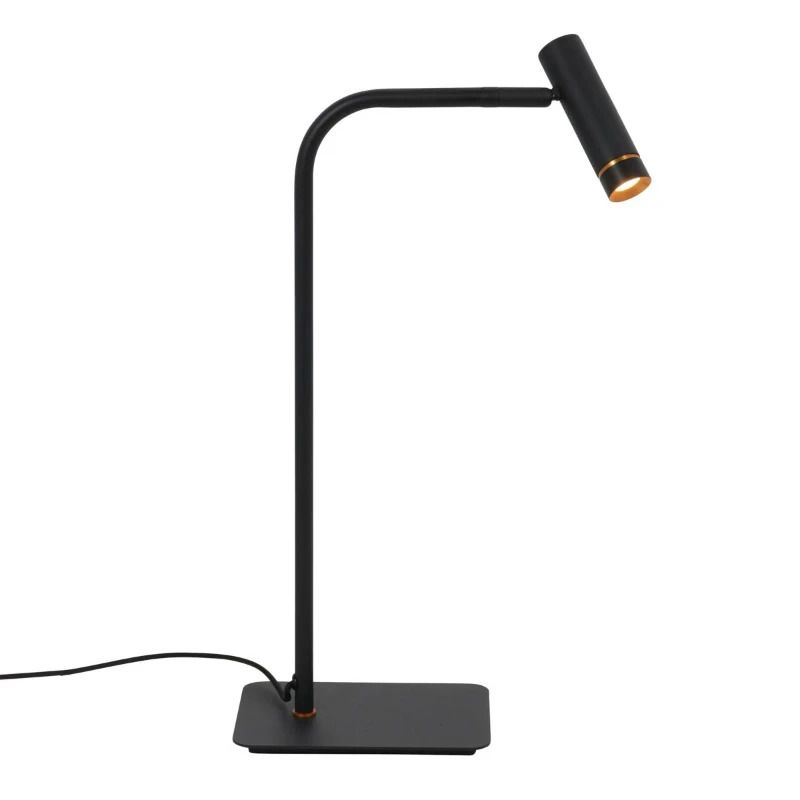 Mexlite Lumo LED Tafellamp | 5W 2700K 480lm 927 | Dimbaar | Zwart