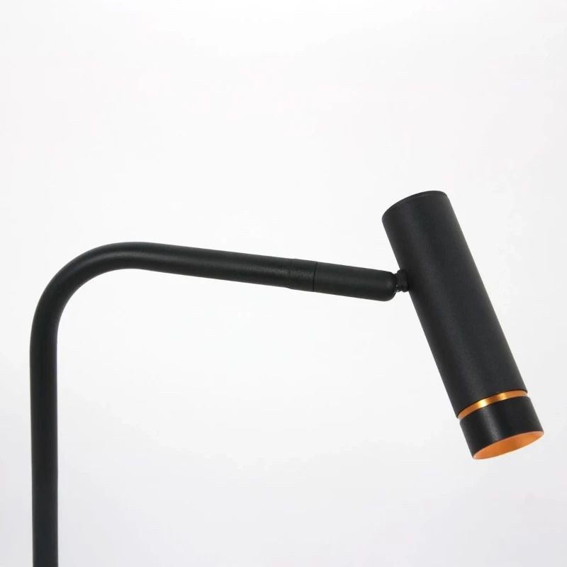 Mexlite Lumo LED Tafellamp | 5W 2700K 480lm 927 | Dimbaar | Zwart