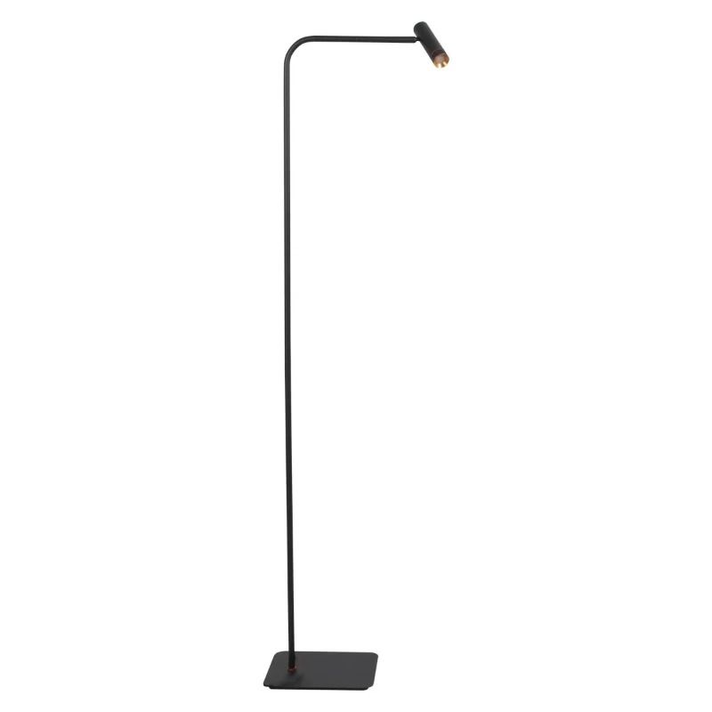 Mexlite Lumo LED Vloerlamp | 5W 2700K 480lm 927 | Dimbaar | Zwart
