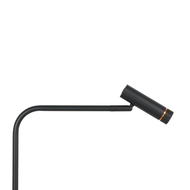 Mexlite Lumo LED Vloerlamp | 5W 2700K 480lm 927 | Dimbaar | Zwart
