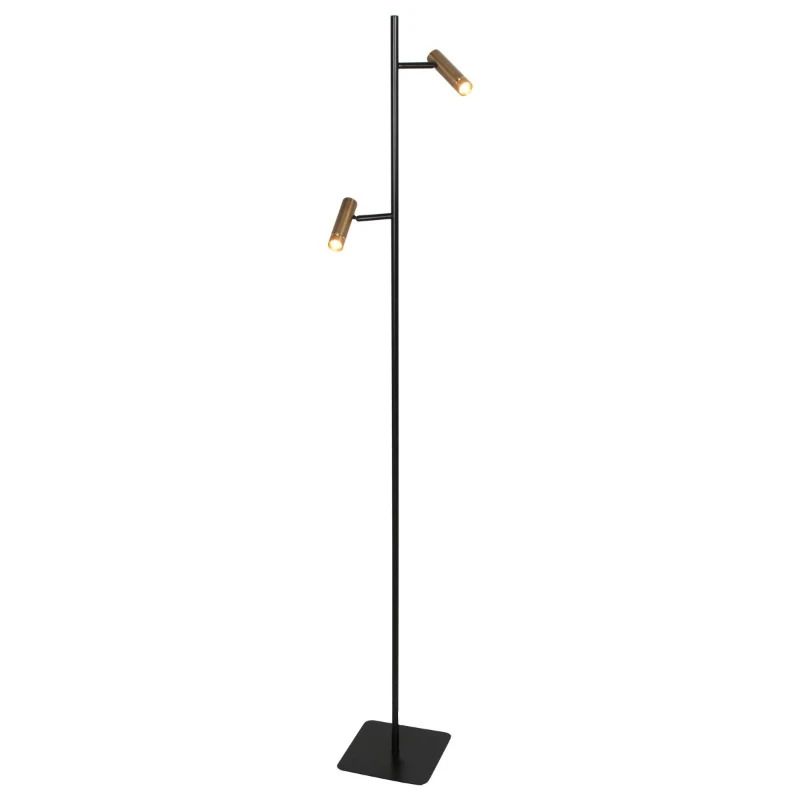 Mexlite Lumo LED Vloerlamp | 10W 2700K 960lm 927 | Dimbaar | Brons