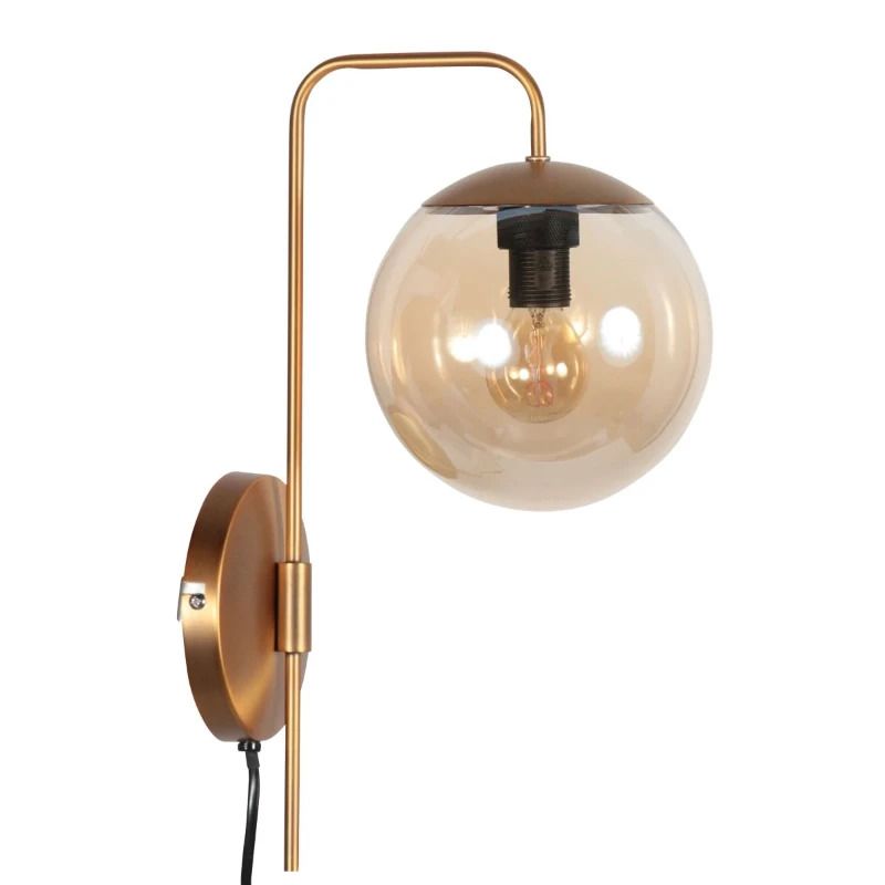 Steinhauer Bollique LED Wandlamp | 1x E14 40W | Dimbaar | Brons