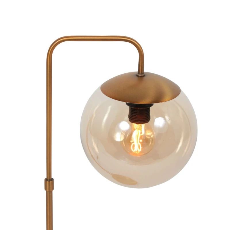 Steinhauer Bollique LED Tafellamp | 1x E14 40W | Dimbaar | Brons