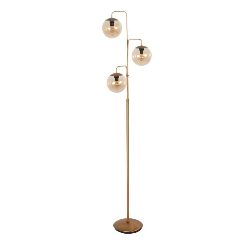 Steinhauer Bollique LED Vloerlamp | 3x E14 40W | Dimbaar | Brons