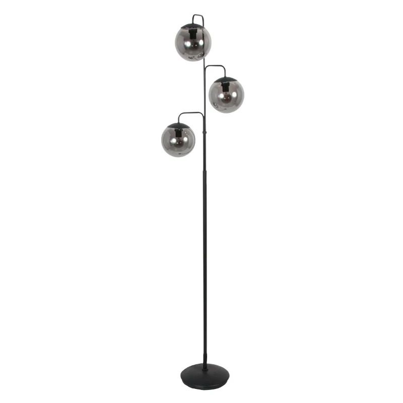 Steinhauer Bollique LED Vloerlamp | 3x E14 40W | Dimbaar | Zwart