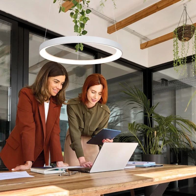 Steinhauer Ringlede LED Hanglamp | 40W 2700K 4000lm 927 | Dimbaar | Wit