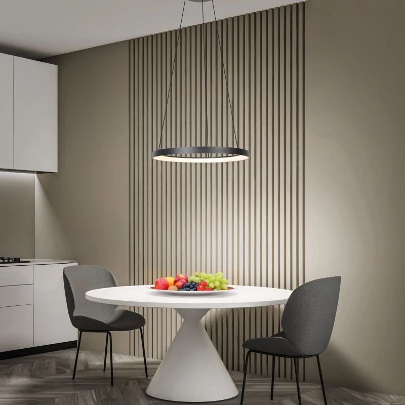 Steinhauer Ringlede LED Hanglamp | 40W 2700K 4000lm 927 | Dimbaar | Zwart