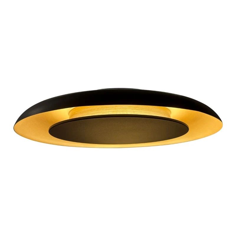 Steinhauer Golden Veil LED Plafondlamp | 36W 2700K 4800lm 927 | Dimbaar | Zwart