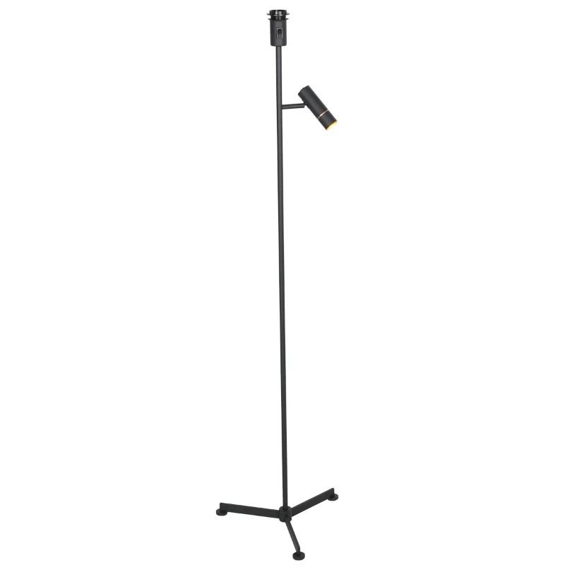 Steinhauer Stang LED Vloerlamp | 2x E27 3W 2700K 250lm | Dimbaar | Zwart
