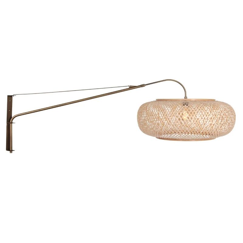 Steinhauer Maze-Natural LED Wandlamp | 1x E27 40W | Dimbaar | Naturel
