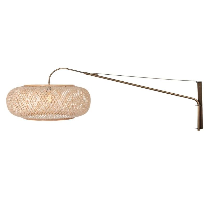 Steinhauer Maze-Natural LED Wandlamp | 1x E27 40W | Dimbaar | Naturel