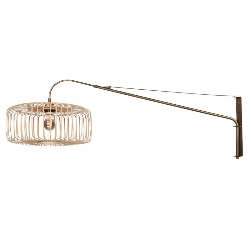 Steinhauer Breeza-Beache LED Wandlamp | 1x E27 40W | Dimbaar | Brons/Naturel
