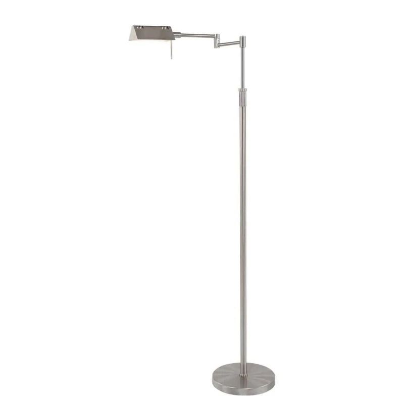 Mexlite Karl LED Vloerlamp | 10W 2700K 800lm 827 | Dimbaar | Staal