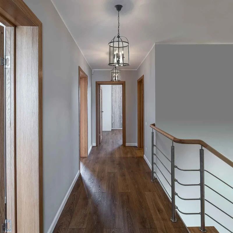 Steinhauer Pimpernel LED Hanglamp | 4x E14 40W | Dimbaar | Smoke glas/Zwart