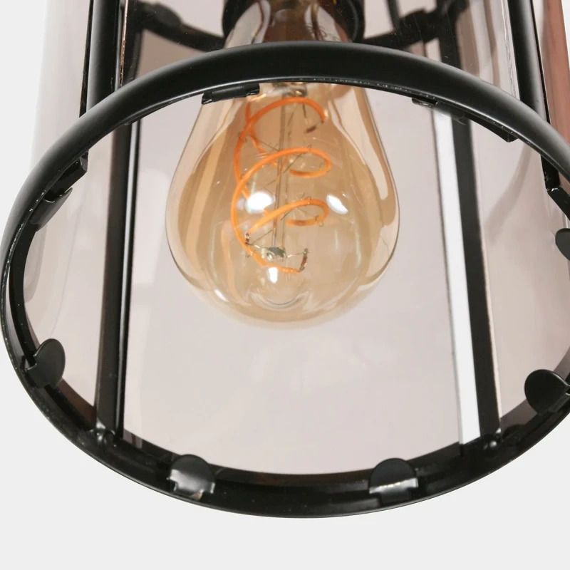 Steinhauer Pimpernel LED Plafondlamp | 1x E27 40W | Dimbaar | Zwart