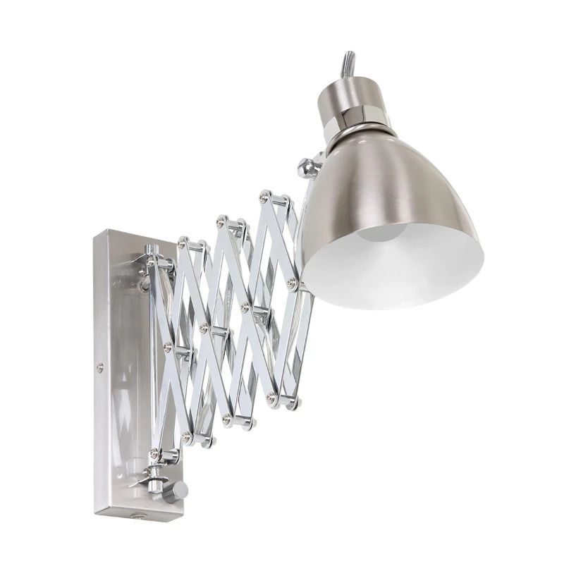 Steinhauer Spring LED Wandlamp | 1x E27 40W | Dimbaar | Staal