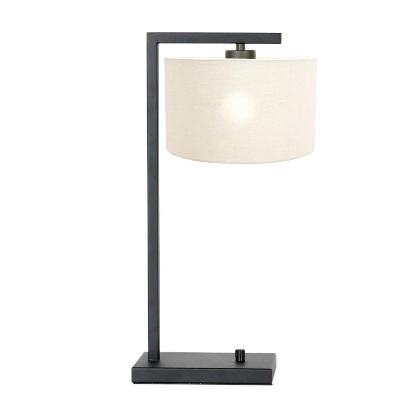 Steinhauer Stang LED Tafellamp | 1x E27 40W | Dimbaar | Wit/Zwart