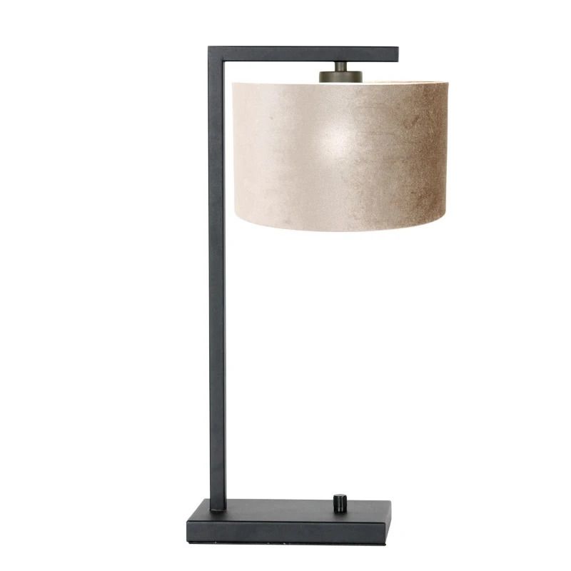Steinhauer Stang LED Tafellamp | 1x E27 40W | Dimbaar | Grijs/Zilver/Zwart
