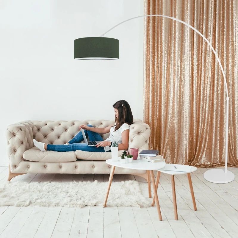 Steinhauer Sparkled Light LED Vloerlamp | 1x E27 40W | Dimbaar | Groen/Wit