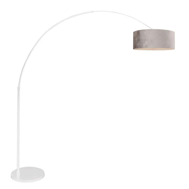 Steinhauer Sparkled Light LED Vloerlamp | 1x E27 40W | Dimbaar | Wit/Zilver